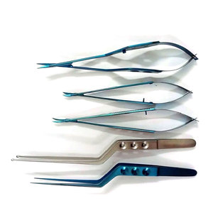 Kamiyama Scissors Micro Tissue Forceps Tumor Holding Forceps General Surgery Instrument Set Precision Microsurgical Manual - Product Image 1