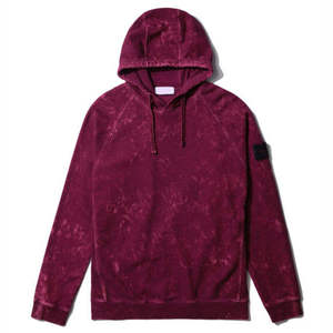 Sweat à capuche personnalisé pour homme, épais, vintage, hiver, en polaire, coupe classique, respirant, effet délavé, imprimé uni, impression numérique - Product Image 1