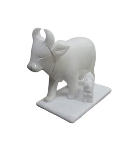 Statuette de chameau en marbre, figurine d'animal du désert, ornement fait main, écologique, plaqué or, décoration de table pour la maison, pour Diwali - Product Image 5