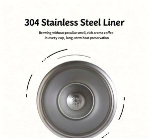 US Warehouse 380ML Stainless Steel Insulated Coffee Mug for Office Outdoor-Double Wall Travel Tumbler Leakproof Lid Easy - Product Image 2