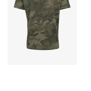 T-shirt unisexe camouflage oversize en coton, coupe décontractée, manches courtes, style streetwear, mode estivale - Product Image 2