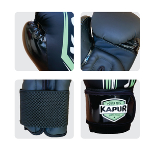 Gants de boxe pour compétition d'arts martiaux, entraînement adulte, sparring, kickboxing, entraînement au sac de frappe, combat en salle de sport, cuir PU durable - Product Image 4