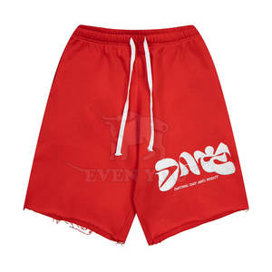 Shorts pour hommes avec logo imprimé personnalisé, impression en relief, style streetwear moderne, mode décontractée, confortable pour tous les jours - Product Image 5