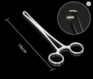 Pince à tissus Allis en acier inoxydable, instrument chirurgical de base, pince orthopédique, fournisseur Pakistan par Dentavex - Product Image 2