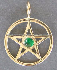 Venta superior hecha a mano letra A plata chapado en oro colgante boda joyería hecha a mano joyería para regalo del día de Navidad - Product Image 3