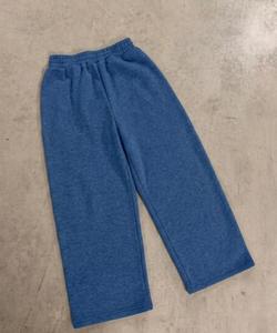 Pantalones Deportivos de Felpa Verde 100% Algodón para Hombre, Cintura Elástica, Pierna Ancha, Estampados, Corte Holgado, Estilo Urbano - Product Image 3