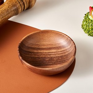 Plat de service classique en bois naturel fait main, décoratif pour fruits, salades et collations, vaisselle artisanale en bois, décoration d'intérieur, fête - Product Image 1