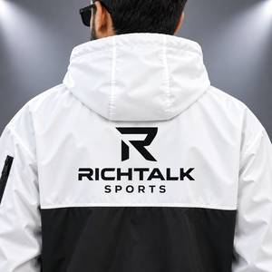 เสื้อแจ็คเก็ตแบบแข็งสำหรับฤดูใบไม้ร่วง กันน้ำ กันลม ระบายอากาศได้ดี คอตั้ง ซิป ปิด  ย้อมสีพื้น  รับสกรีนโลโก้ตามแบบลูกค้า - Product Image 5
