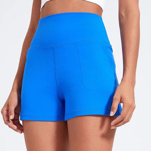 Shorts de sport pour femmes en gros – Leggings courts de yoga et fitness à effet push-up pour femmes - Product Image 4