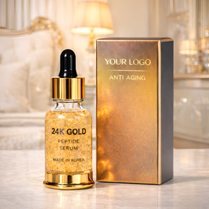 OEM/ODM 24K Gold Peptide Serum Korean Skincare Private Label Anti Aging Firming Luxury Face Serum Made in Korea - Product Image 4