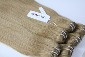 Vente chaude 100% Extensions humaines brutes vietnamiennes Blonde naturelle droite teint Super Double dessiné trame crépue expédition rapide - Product Image 3