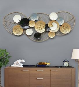 Décoration murale en métal en forme de feuille de Ginkgo, sculpture de luxe en fer, décoration murale simple et créative pour salon, fond de canapé. - Product Image 6