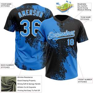 Maillots de baseball et de softball personnalisés, uniformes d'équipe sportive respirants pour hommes, femmes et jeunes avec design à boutons - Product Image 5