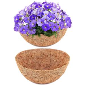 Pot de fleurs en fibre de coco biodégradable et écologique pour semis, pépinières et plantation en jardin - Product Image 4
