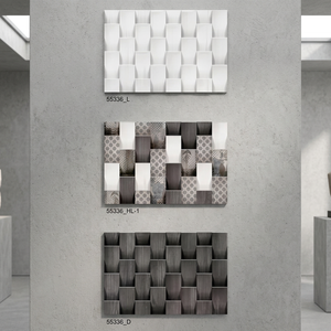 30x45cm couleur violette beaux motifs 3D 12x18 pouces salon et spa 300x450mm carreaux muraux en céramique pour la décoration de la maison - Product Image 6