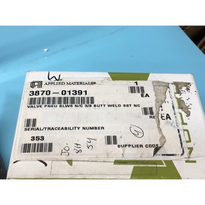 Válvula Neumática AMAT 3870-01391 N/C 3/8 para Soldadura a Tope - Equipo y Piezas de Semiconductores de Confianza de Tradicción Global - Product Image 6