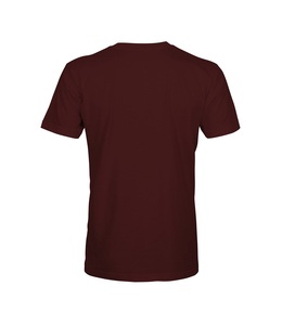เสื้อยืดคอกลมแขนสั้นสีเบอร์กันดี ผ้าฝ้าย 100% คุณภาพดีที่สุด สำหรับผู้ชาย เน้นการส่งออก - Product Image 2