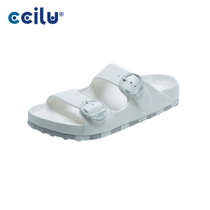 Venta al por mayor de zapatillas de playa ligeras veganas control de olores antideslizante ergonómico hebilla Correa Zapatillas de casa Jg09 - Product Image 1