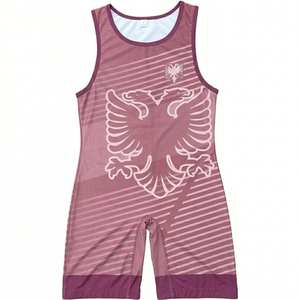 Wholesale Top Quality Custom Wrestling <b>Singlet</b>-Stretch Breathable Lightweight Professional Apparel <b>for</b> <b>Men</b> - Product Image 4