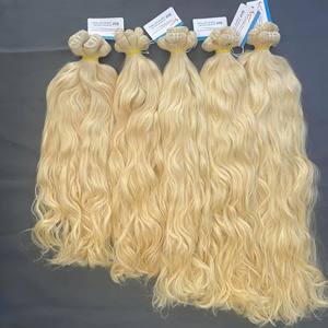 ผมเวียดนามแท้แบบ Double Drawn สีบลอนด์ 613 ไม่ผสม คุณภาพพรีเมียม ขายดี ราคาโรงงาน - Product Image 5