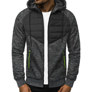 Nouveau sweat-shirt à capuche zippé décontracté pour homme, en tissu éponge 100% polyester anti-boulochage, coupe ample, services OEM - Product Image 5