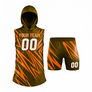 Tenues d'équipe personnalisées à bas prix avec nom et numéros d'équipe, service OEM sublimé pour football 7V7, nouveau design - Product Image 6