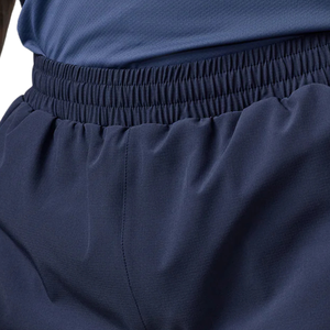 Pantalones Cortos Deportivos para Hombre, Color Azul Marino, con Abertura Lateral, Cintura Elástica con Cordón, para Gimnasio, Entrenamiento, Running, Ropa Deportiva Ligera - Product Image 4