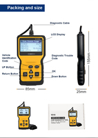 Nuevo Escáner OBDII V310, Accesorio para Auto, Analizador de Motor Profesional, Herramienta de Diagnóstico para Auto de 12V, Lector de Códigos de Error de Vehículos