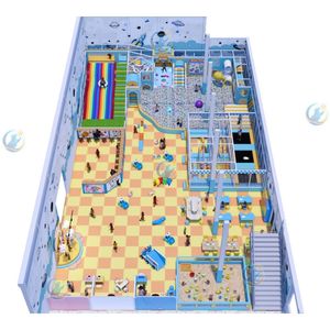 Equipo de juegos interior, área de juegos suave, piscina de bolas, tobogán, estructura de escalada, material de espuma PE, tamaño personalizado, soporta 500 kg - Product Image 3