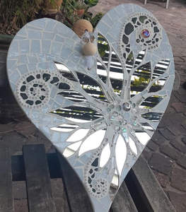 Modern Style Handmade <b>Mosaic</b> Glass Wall <b>Mirror</b> Export Quality for Hotel Restaurant Bathroom Wall Decoration from India - Product Image 2