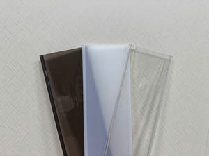 Puertas plegables para balcón Sagowin, construcción híbrida de aluminio resistente y PVC ligero para mayor durabilidad, apariencia moderna, sin vidrio. - Product Image 2