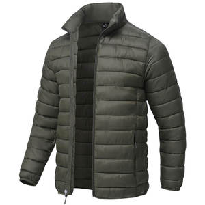 Chaqueta Acolchada de Lona para Hombre, Estilo Urbano, Ligera, Cálida, Impermeable y Resistente al Viento, Nueva Colección 2026 - Product Image 1