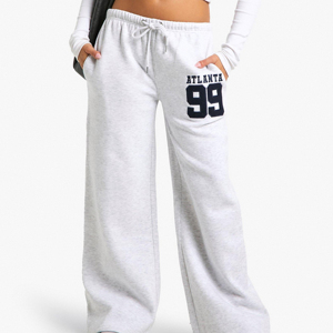 OEM <b>Women</b> Flare Pants Breathable Workout <b>Fleece</b> Trousers Solid Thick Warm Female Running <b>Jogger</b> Pants Reasonable Price - Product Image 4