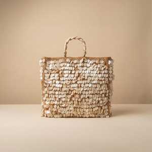 กระเป๋าถือลูกปัดแก้วสีสันตามสั่ง รับรองโดย MS Handicraft พร้อมหูหิ้ว สำหรับใช้ในชีวิตประจำวัน จากอุตรพัฒนา รุ่น Ms-wc-001 - Product Image 2