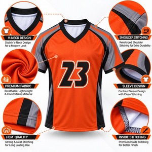 Jersey de Lacrosse con Diseño Personalizado para Hombre y Mujer, Jersey de Lacrosse de Primera Calidad en Venta, Servicio OEM, Precio al por Mayor - Product Image 6