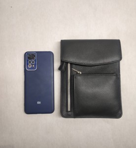 Sac bandoulière en cuir mains libres pour téléphone portable, sacoche messager, pochette pour femme, sac à bandoulière RFID avec sangle réglable, pour homme, voyage et affaires - Product Image 5