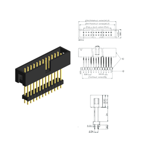 กล่องเชื่อมต่อแบบ Heavy Duty ขนาด 2.54 มม. สำหรับ PLC อุตสาหกรรม - Product Image 1