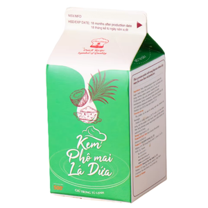 ครีมเทียมสำหรับเครื่องดื่ม ไม่ใช้นม ผลิตจากโรงงานโดยตรง ขายส่ง ฮาลาล รับผลิตแบบ OEM/ODM ครีมเทียมรสแพนดัน 500 กรัม สำหรับกาแฟและชานม - Product Image 1