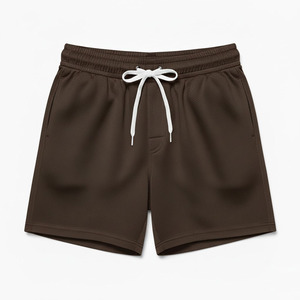 Pantalones Cortos Elásticos para Hombre de Calidad Premium, Estilo Urbano, Cintura Media, Diseño Sólido, Impresión por Sublimación, 100% Poliéster, Secado Rápido - Product Image 4