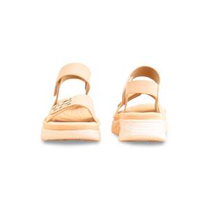 Sandale à talon formelle beige pour femme PU0511 - Product Image 2