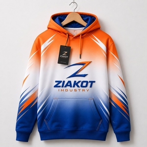 Sweat-shirt à capuche en molleton personnalisé, vente en gros, pull épais, sweat-shirt à logo personnalisé, ZIAKOT INDUSTRY, fabricant pakistanais - Product Image 6