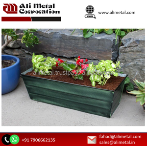 Sleek Designed Galvanized <b>Metal</b> <b>Planter</b> for farm <b>Garden</b> Indoor outdoor decoration and fully customization - Product Image 6