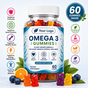 Gummies Oméga 3 Véganes Sans Gluten, Bonbons Gélifiés Moelleux aux Fruits, Sans Colorants Artificiels, Marque Personnalisée PIOUS LABORATORIES - Product Image 3