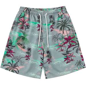 Shorts de Playa Reciclados con Diseño Nuevo y Moderno 2026, Shorts de Baño Elásticos, Shorts de Surf con Estampado por Sublimación, Shorts de Playa Personalizados - Product Image 1