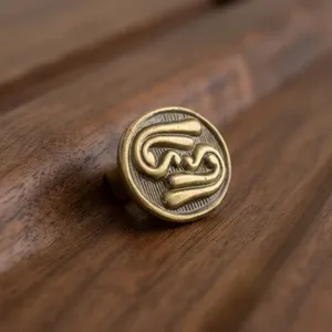 Ak Brass Emboss Handmade <b>Antique</b> Cabinet Knob for Furniture/Bedroom/Kitchen - Product Image 2