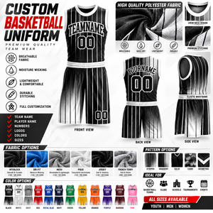 Uniforme de Baloncesto Personalizado al por Mayor, Conjunto de Camiseta y Pantalones Cortos Reversibles, Sublimados, Uniforme Deportivo de Equipo Totalmente Personalizable - Product Image 2