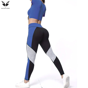 Conjunto de yoga y fitness que absorbe el sudor, de secado rápido, anti-pilling, pantalones de cintura alta que realzan los glúteos, camiseta transpirable de algodón y leggings. - Product Image 3