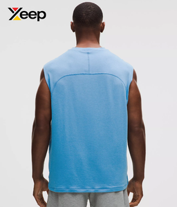 เสื้อกล้ามออกกำลังกายผู้ชาย XEEP รุ่น XC-GTT-40 คุณภาพสูง ระบายอากาศได้ดี แห้งเร็ว พิมพ์ลายแบบ Heat-Transfer ผ้าถัก 100% คอตตอน คอกลม ด้านหน้า - Product Image 2