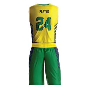 Ensemble de maillots de basket-ball sans manches conçu sur mesure 100% polyester imprimé directement de l'usine en gros taille XXS chaud et respirant - Product Image 3