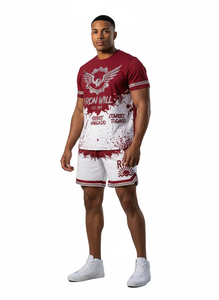 Ensemble décontracté homme 100% premium personnalisé OEM/ODM, imprimé floral, ample, respirant, pour la plage - Product Image 5